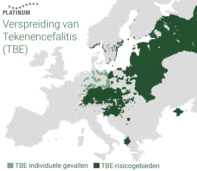 Verspreiding van TBE