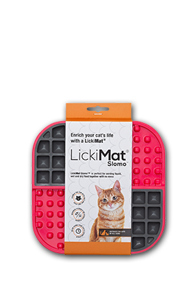 LickiMat Slomo cat red 